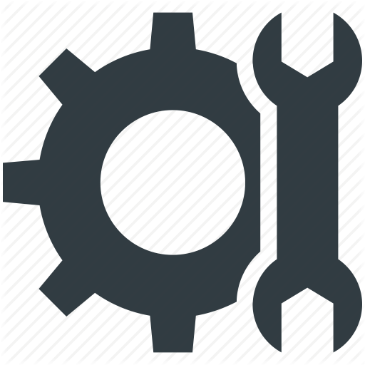 Cog, Custom, Gear, Preferences, Settings, Wrench Gear Icon