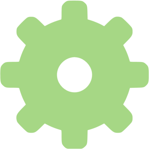 Guacamole Green Gear Icon