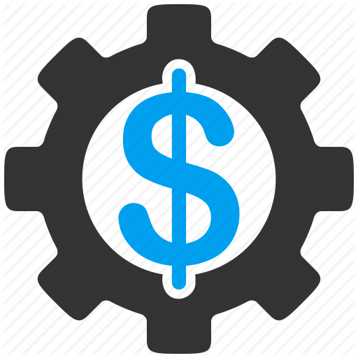 Cost, Development, Dollar, Gear, Money, Technology, Wheel Icon