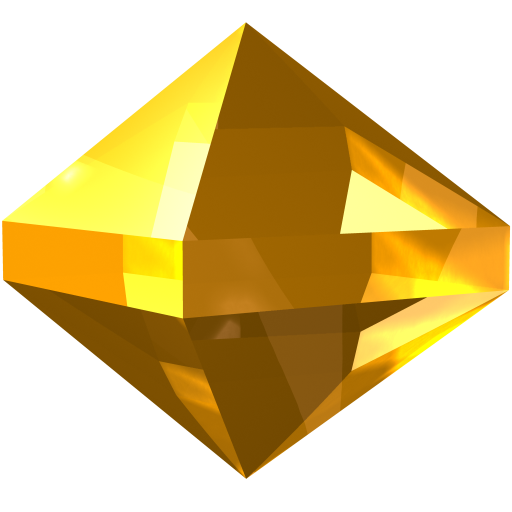 Yellow, Precious, Stone, Zircon, Gem, Jewel Icon