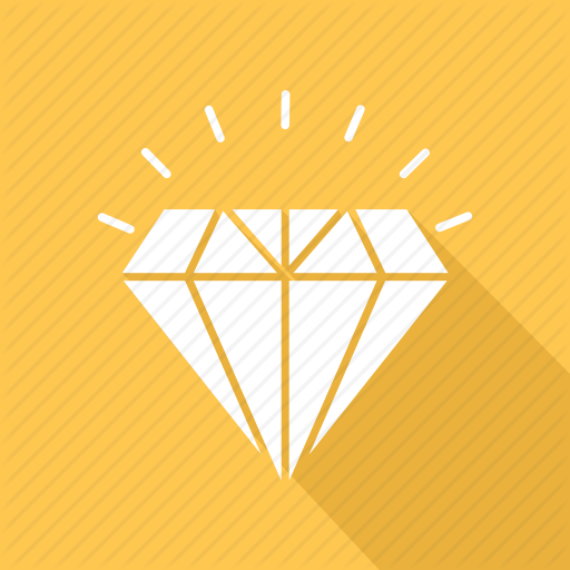 Brilliant, Diamond, Gem, Gemstone, Jewel, Premium, Rhinestone Icon