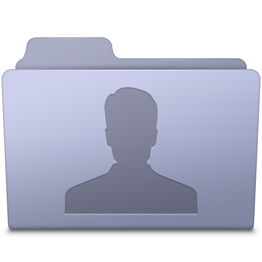 Users Folder Lavender Icon Smooth Leopard Iconset Mcdo Design