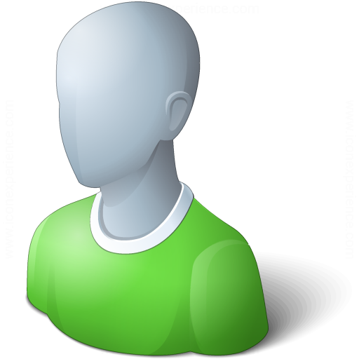 Iconexperience V Collection User Generic Green Icon