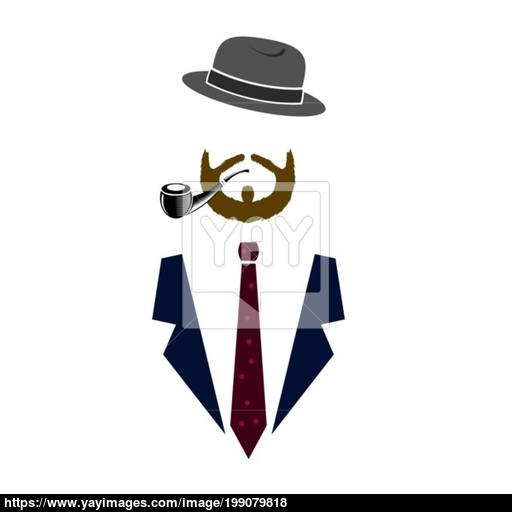 Gentleman Icond Man Icon Vector