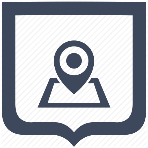 Geo, Map, Navigation, Pointer, Shield Icon
