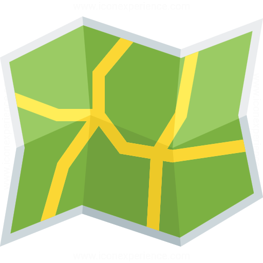 Iconexperience G Collection Map Roads Icon