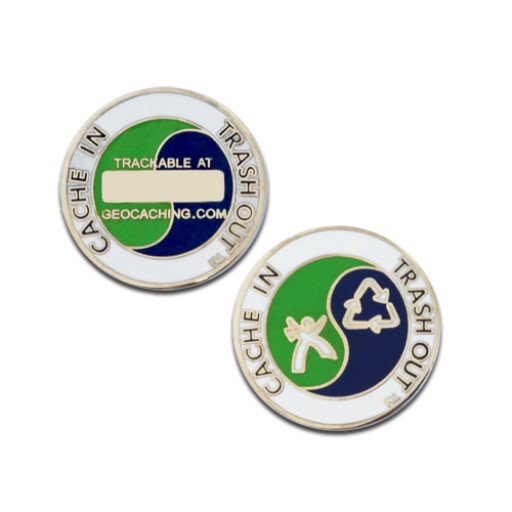 Micro Cache Type Geocoin Cito Silver Geocache Niagara