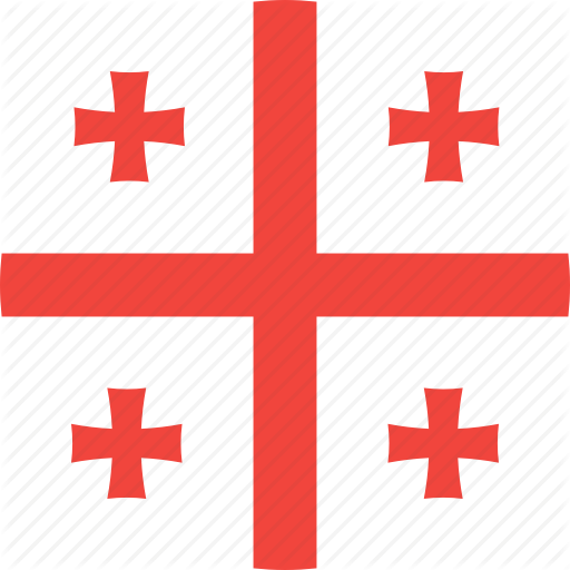 Circle, Country, Flag, Georgia, Nation Icon