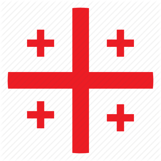 Color, Country, Europe, Flag, Georgia, Nation, Round Icon