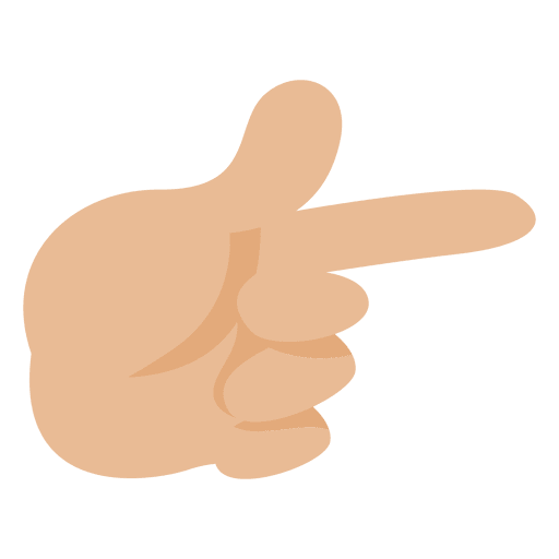 Hand Pointing Gesture Icon
