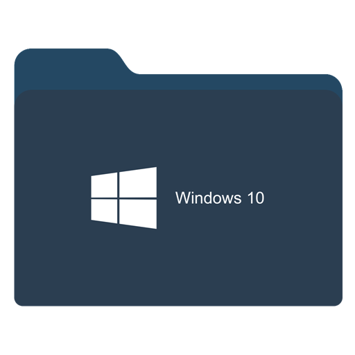 Folder Dark W Icon
