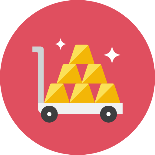 Gold Cart Icon Kameleon Iconset Webalys