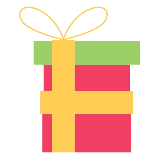 Gift Box Flat Icon