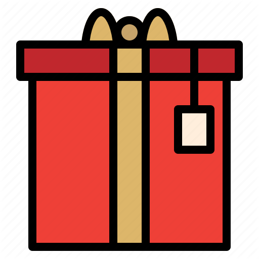 Box, Gift, Present, Tag Icon
