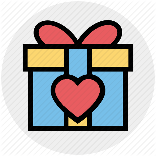 Gift, Gift Box, Heart, Love, Present, Present Box, Wedding Gift Icon