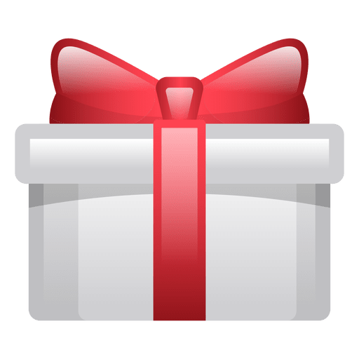 Shiny Christmas Gift Box Icon