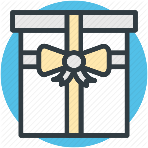 Gift, Gift Box, Present, Present Box, Wrapped Gift Icon