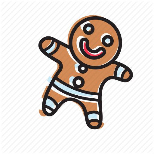 Bread, Cookie, Emoticon, Food, Ginger, Happy, Smile Icon