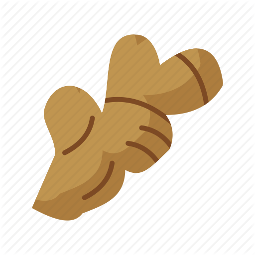 Brown, Food, Fresh, Ginger, Ingredient, Organic Icon