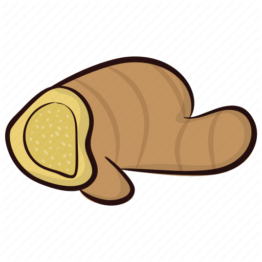 Food, Ginger, Ginger Root, Spice, Vegetable Icon