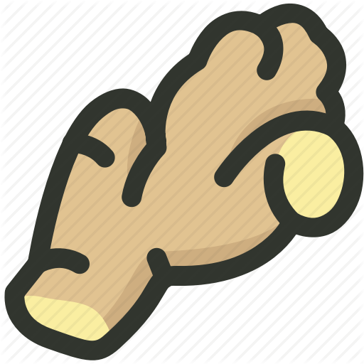 Food, Ginger, Herb, Ingredient, Spice, Vegetable Icon