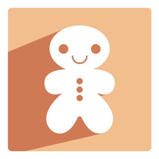 Gingerbread Icon Christmas Shadow Iconset Pelfusion