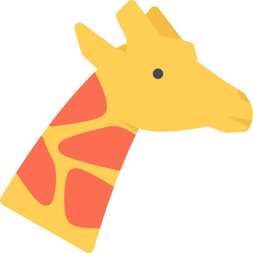 Giraffe Free Vector Icon Designed