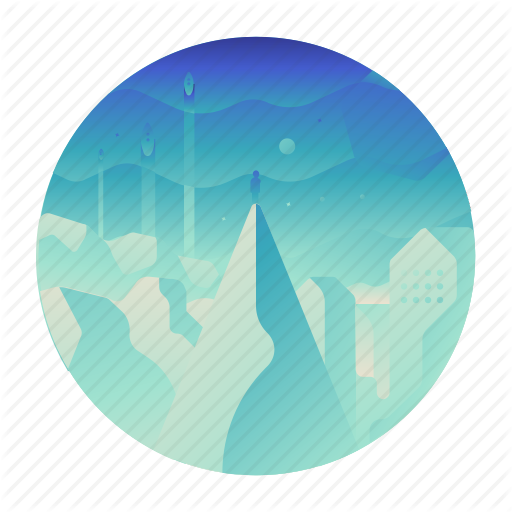 Glacier, Ice, Mountrain, Snow, Travel, Winter Icon