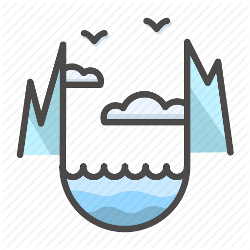 Glacier, Landscape, Nature, North Pole, Sea, Water Icon