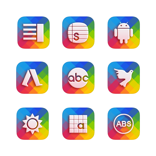 Download Colorful Glass Icon Pack Apk