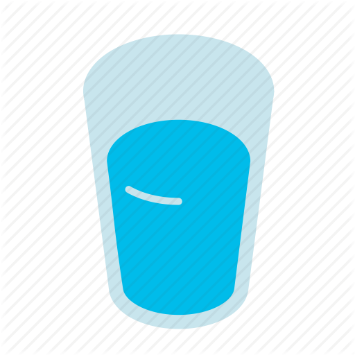 Drink, Full Glass, Glass, Water Icon
