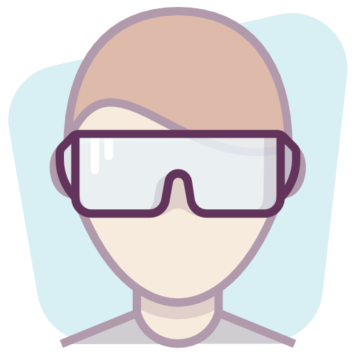 Construction, Protection, User, Worker, Glasses Icon Free
