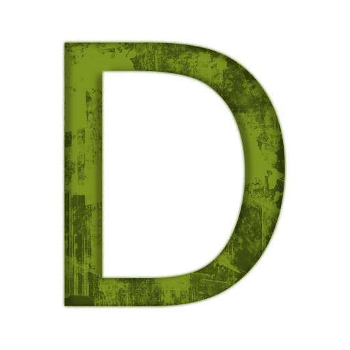 Capital Letter D Icon
