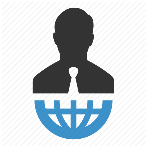 Account, Browser, Businessman, Global, Globe, Profile, Web Icon