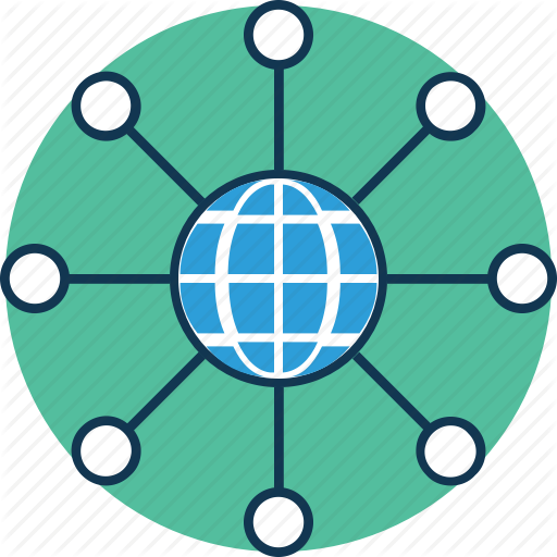 Global, Global Hierarchy, Global Network, Globe With Sitemap