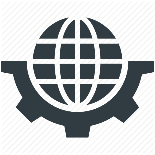 Global Technology, Globalization, Globe With Gear, International