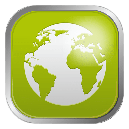 Green Globe Icon