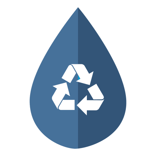 Water Drop Recycling Icon