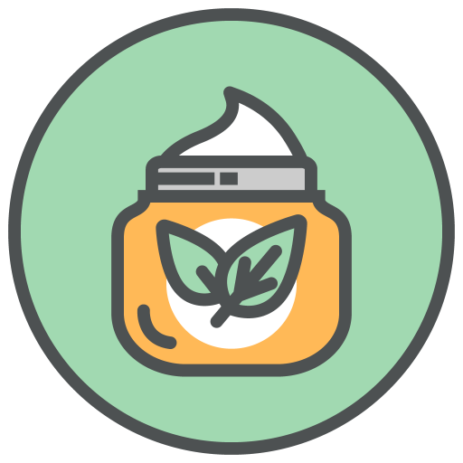 Organic, Skin, Care, Allergens Icon Free Of Allergy Info