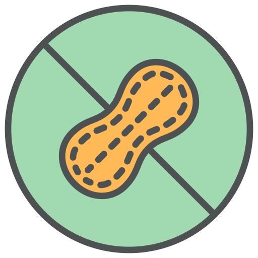Peanut, Free, Allergens Icon Free Of Allergy Info Cosmetic
