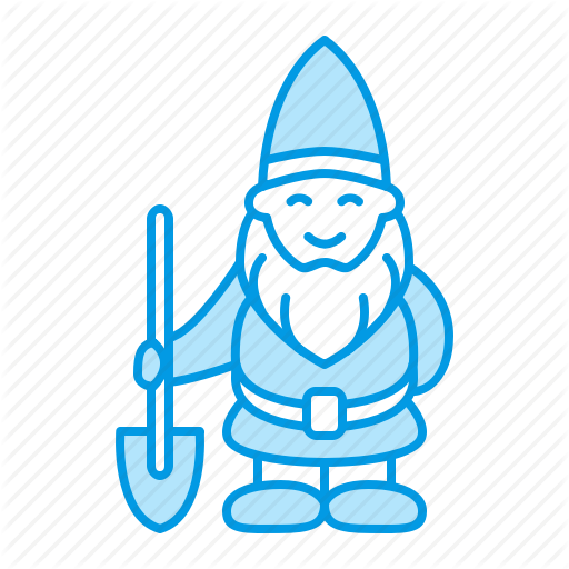 Garden, Gardening, Gnome Icon