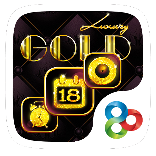 Luxury Gold Go Launcher Ex Theme Download Apk Para