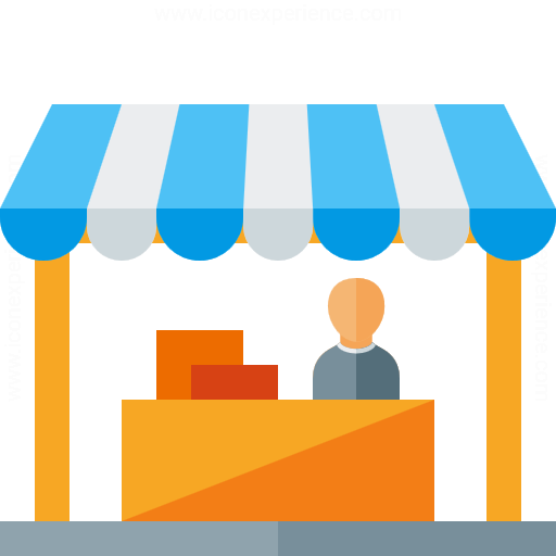 Iconexperience G Collection Market Stand Icon