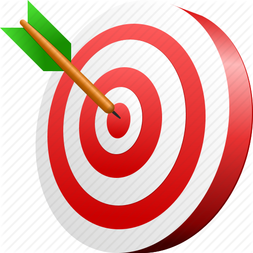 Aim, Arrow, Goal, Target Icon
