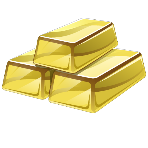 Gold Bar Icon Png