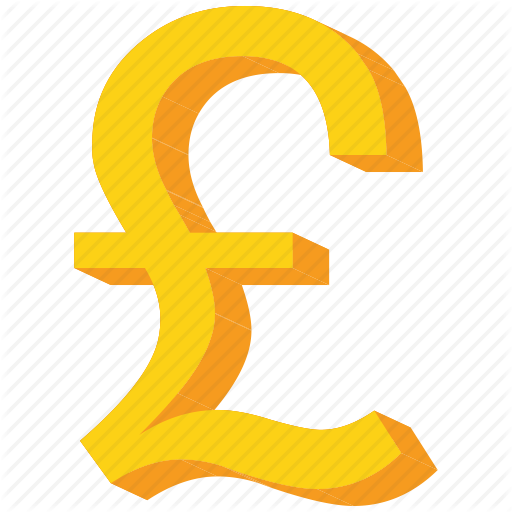 Currency, Forex, Gbp, Gold, Pound, Sign Icon
