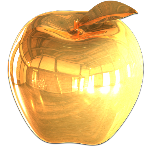 Golden Apple Icon