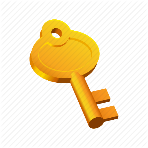 Gold, Key, Old, Tool Icon