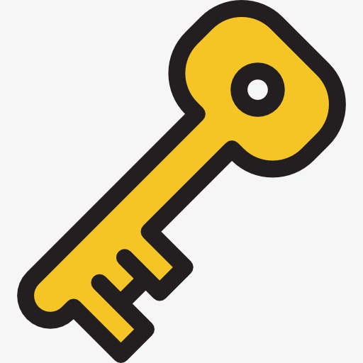 Key, Cartoon, Golden Key Png Image And Clipart For Free Download