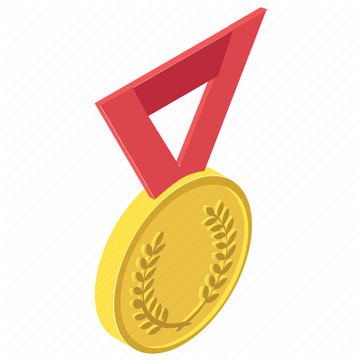 Award, Emblem, Gold Medal, Medal, Winner Icon